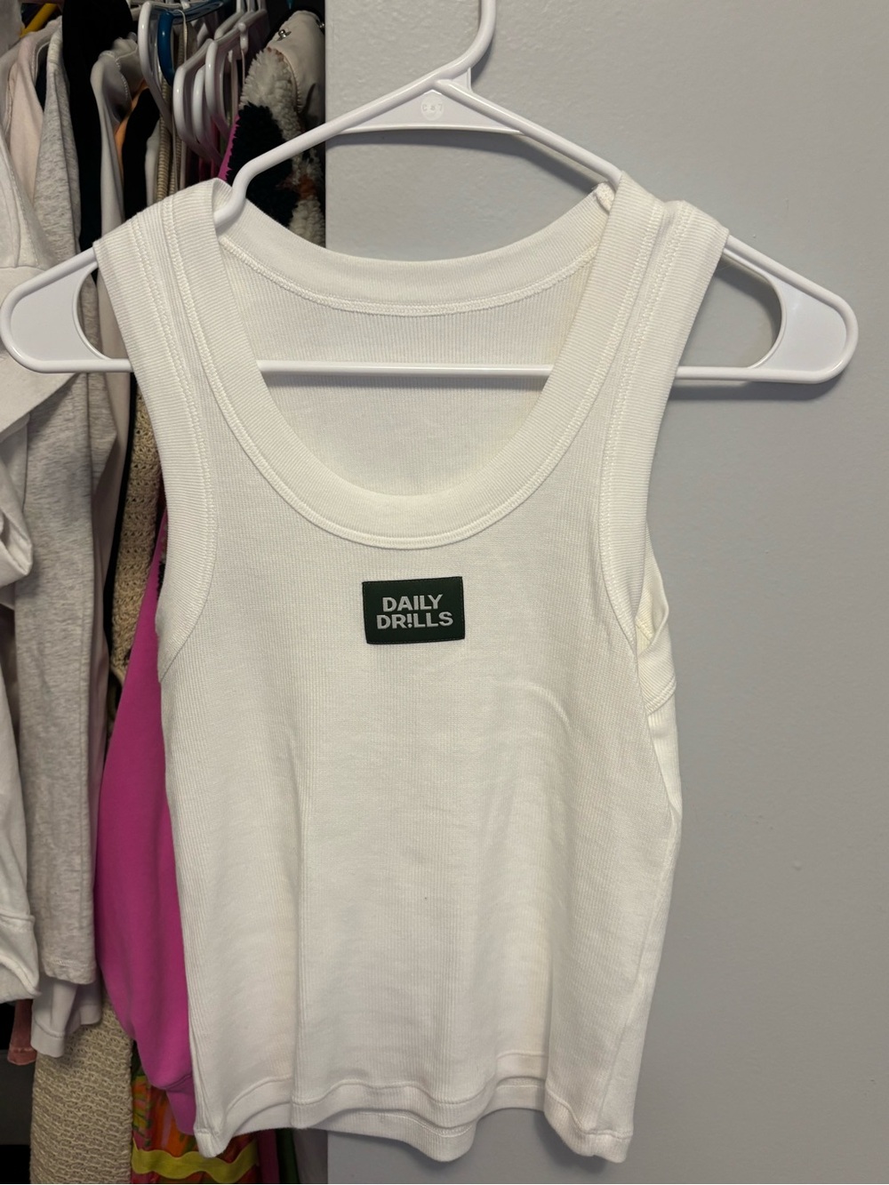 daily drills tank xs/s